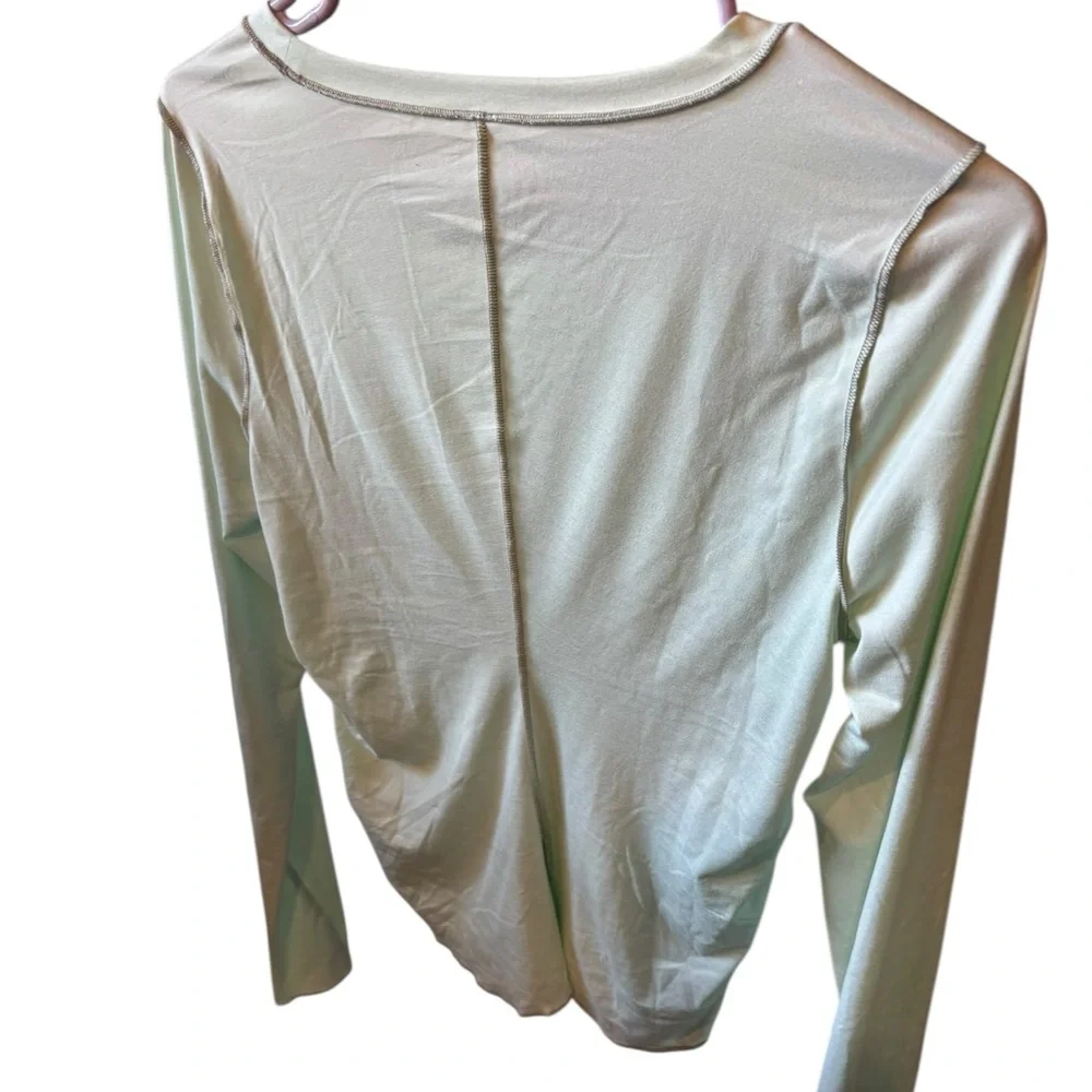 Free People “Pistachio Green Blue” Top – Size M - Picture 3 of 6